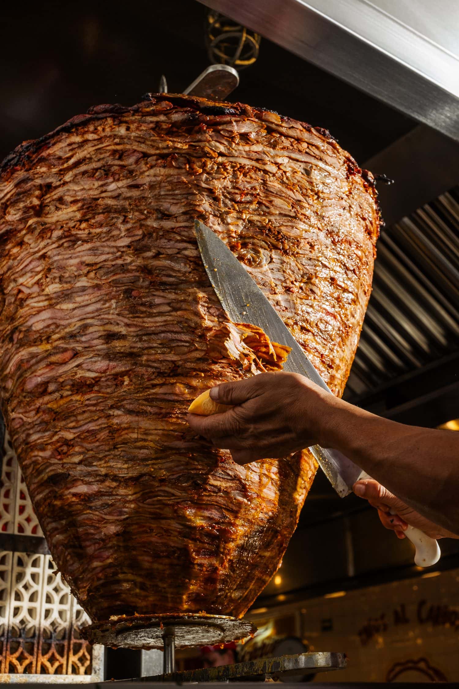 Trompo de pastor en La Chula